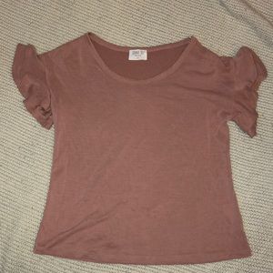 Ruffled Short Sleeve